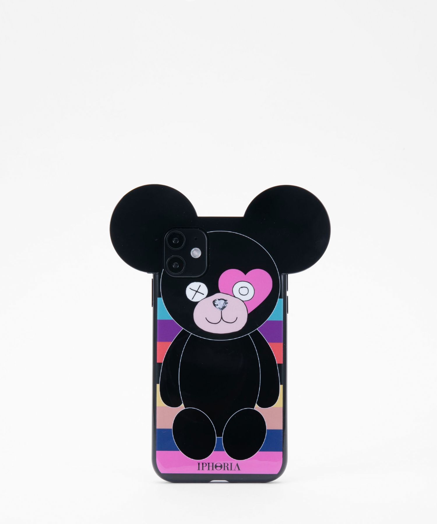 Case for Apple iPhone 11 - Teddy Rainbow Stripes