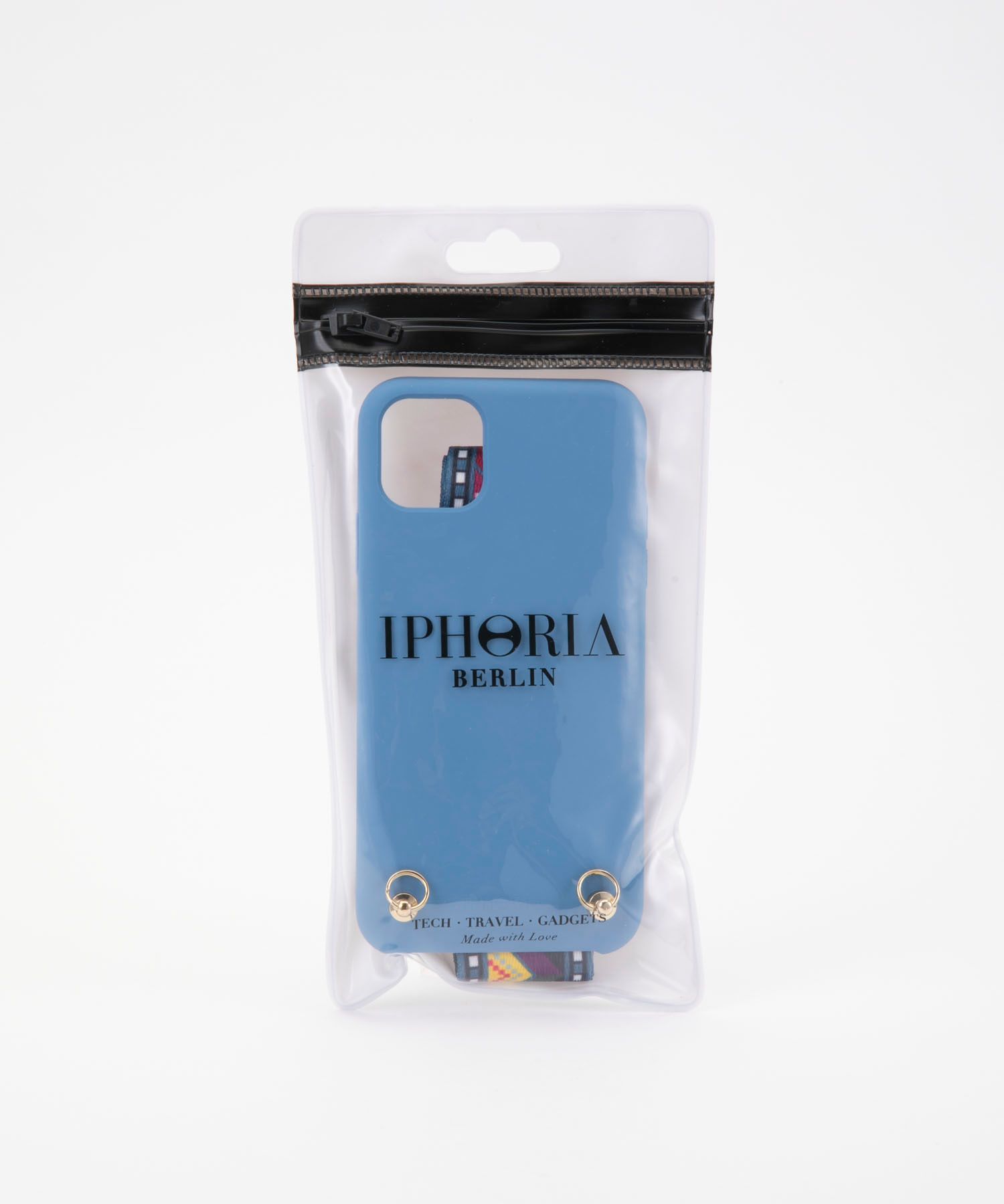 Soft Touch Necklace Case for Apple iPhone 11 ProMax- Blue Ethno
