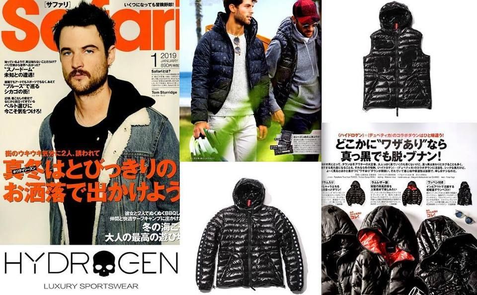 雑誌Safari1月号掲載 HYDROGEN×DUVETICAコラボダウン特集！】 | Ivory