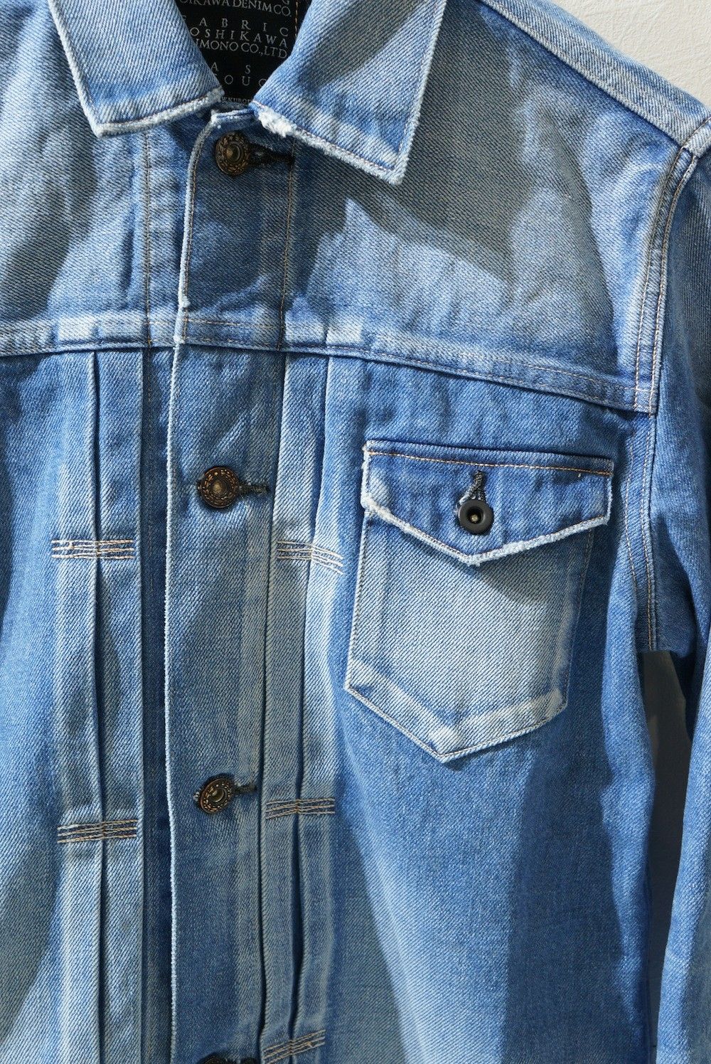 KURO - Denim Jacket Vintage Wash 02 | Ivory