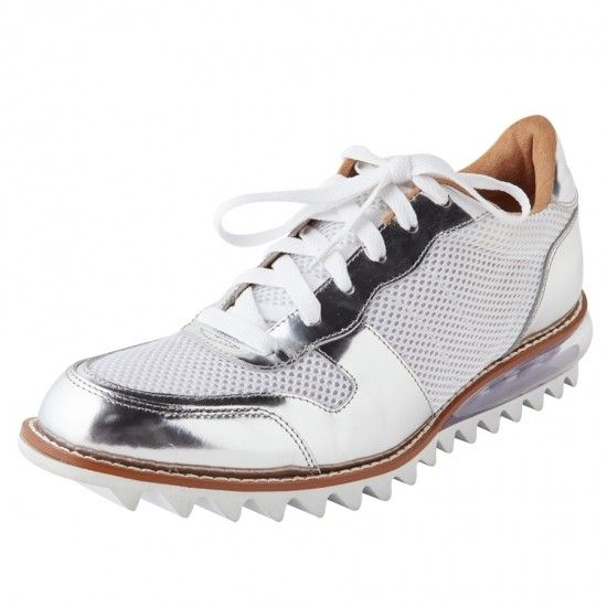 MEN'S SNEAKER / Silver & White - 40