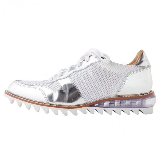 Maison U - MEN'S SNEAKER / Silver & White | Ivory