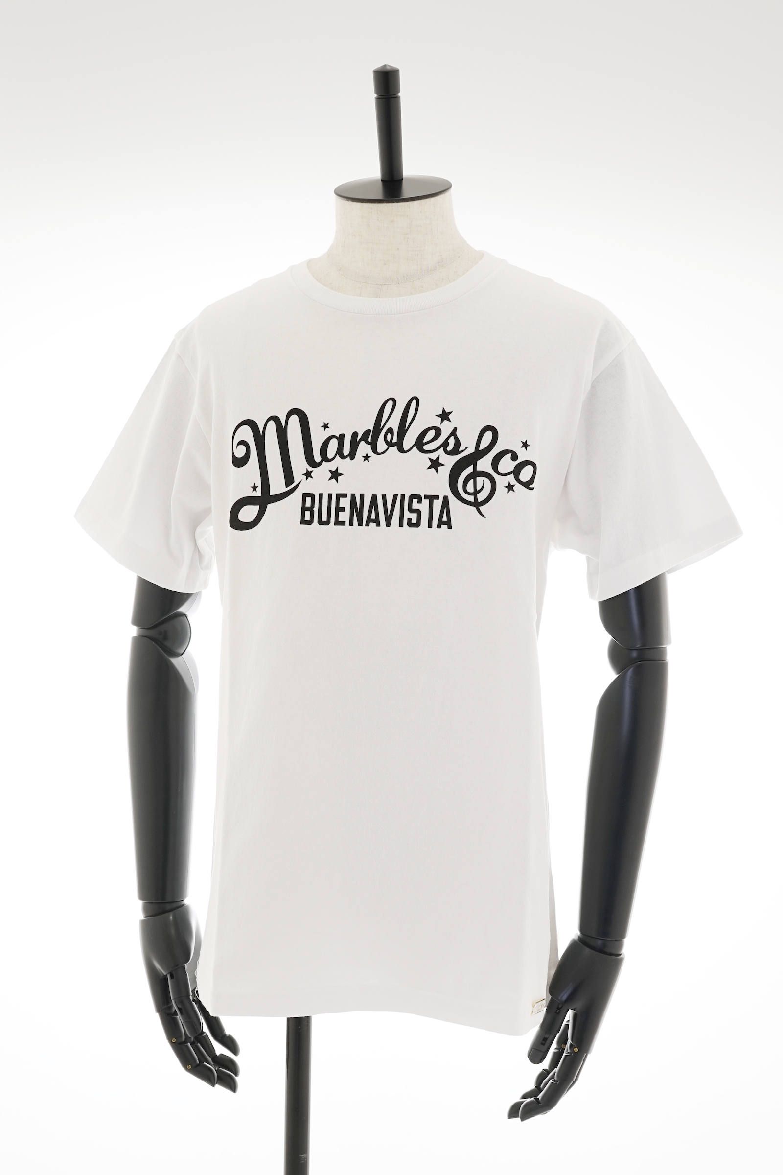 Marbles - 【BUENA VISTA×Marbles】S/S LOGO TEE | Ivory