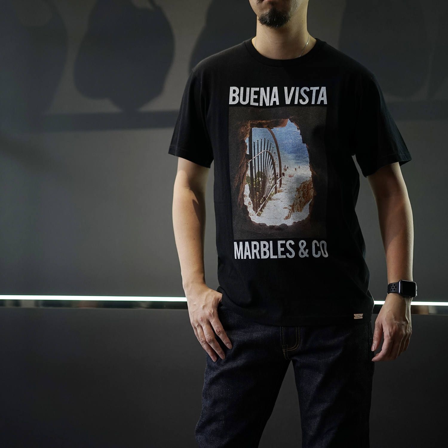 Marbles - 【BUENA VISTA×Marbles】S/S TODAS DE MAR TEE | Ivory