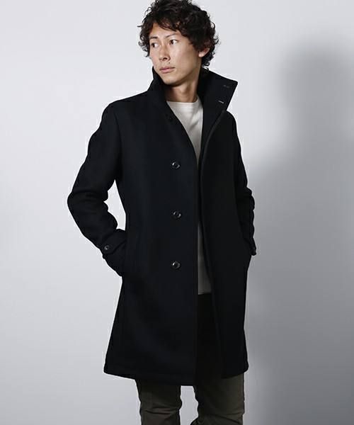 junhashimoto - STAND COLLAR COAT (スタンドカラーコート)【即日発送