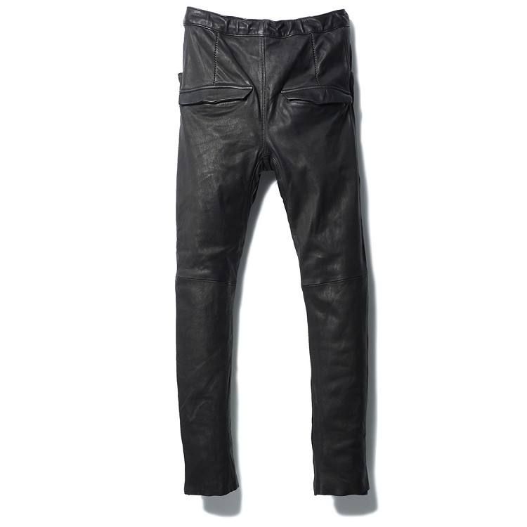 RIPVANWINKLE - SLIM EASY LEATHER PANTS【即日発送可能!】 | Ivory