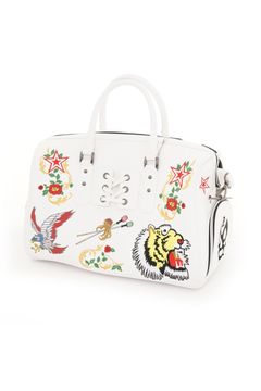 RUSSELUNO - 【即日発送可能!】EAGLE BOSTON BAG【BLACK】 | Ivory