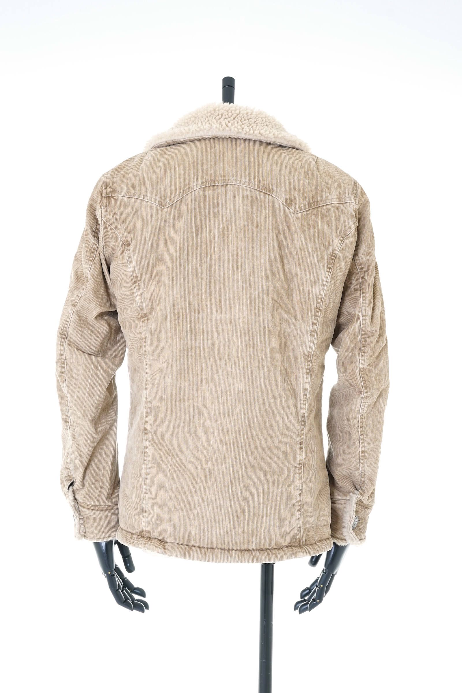 TMT - SULFIDE-DYED SLUB CORDUROY BOA RANCH COAT