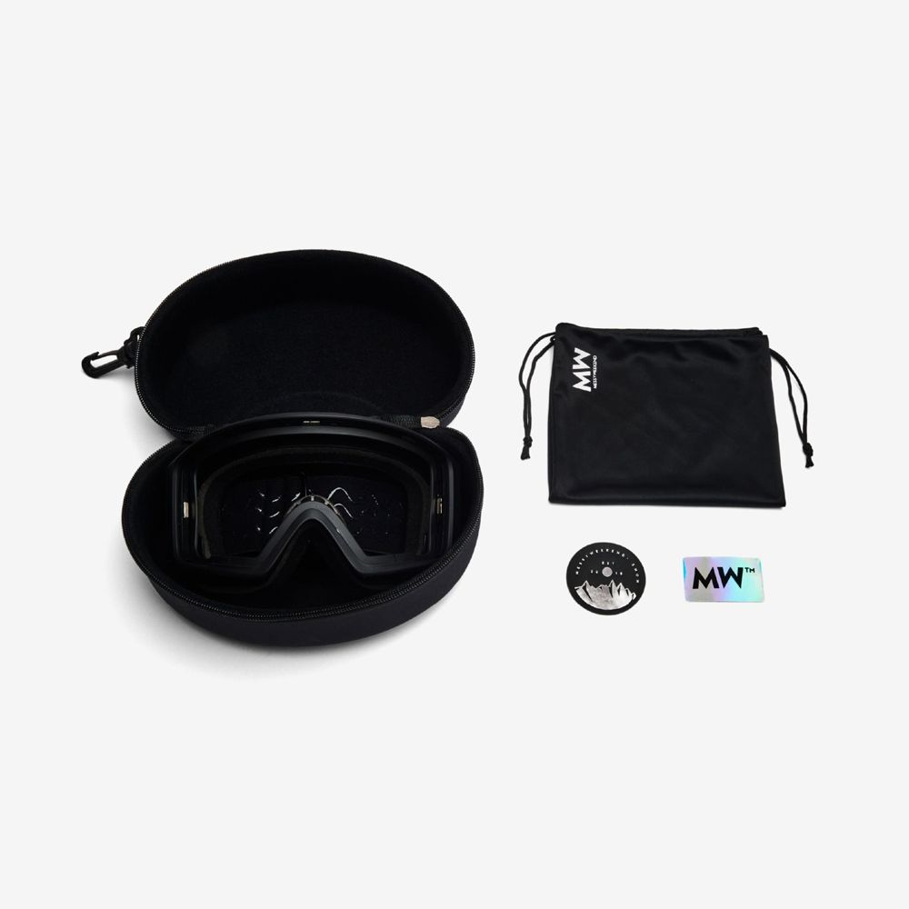 FERDI - ASIAN FIT / Black Green Mirrored