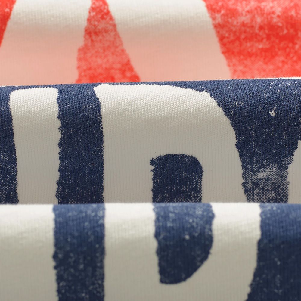 Wax London / Dean - Off White Painted Badge T-Shirt / SS26-TEE-DEA-CEE-OFW