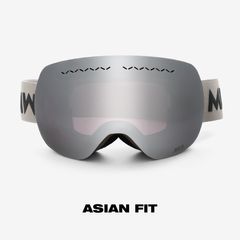 ORBIT - ASIAN FIT / Light Grey Silver