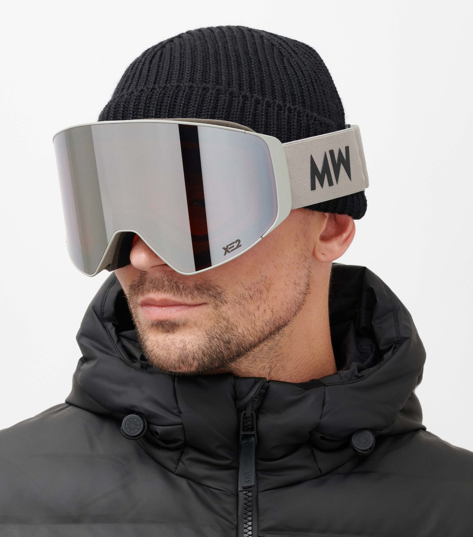 CLEAR XE2 - LIGHT GREY SILVER MIRRORED