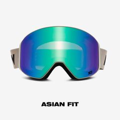 CLEAR XE2 - ASIAN FIT / Light Grey Green Mirrored