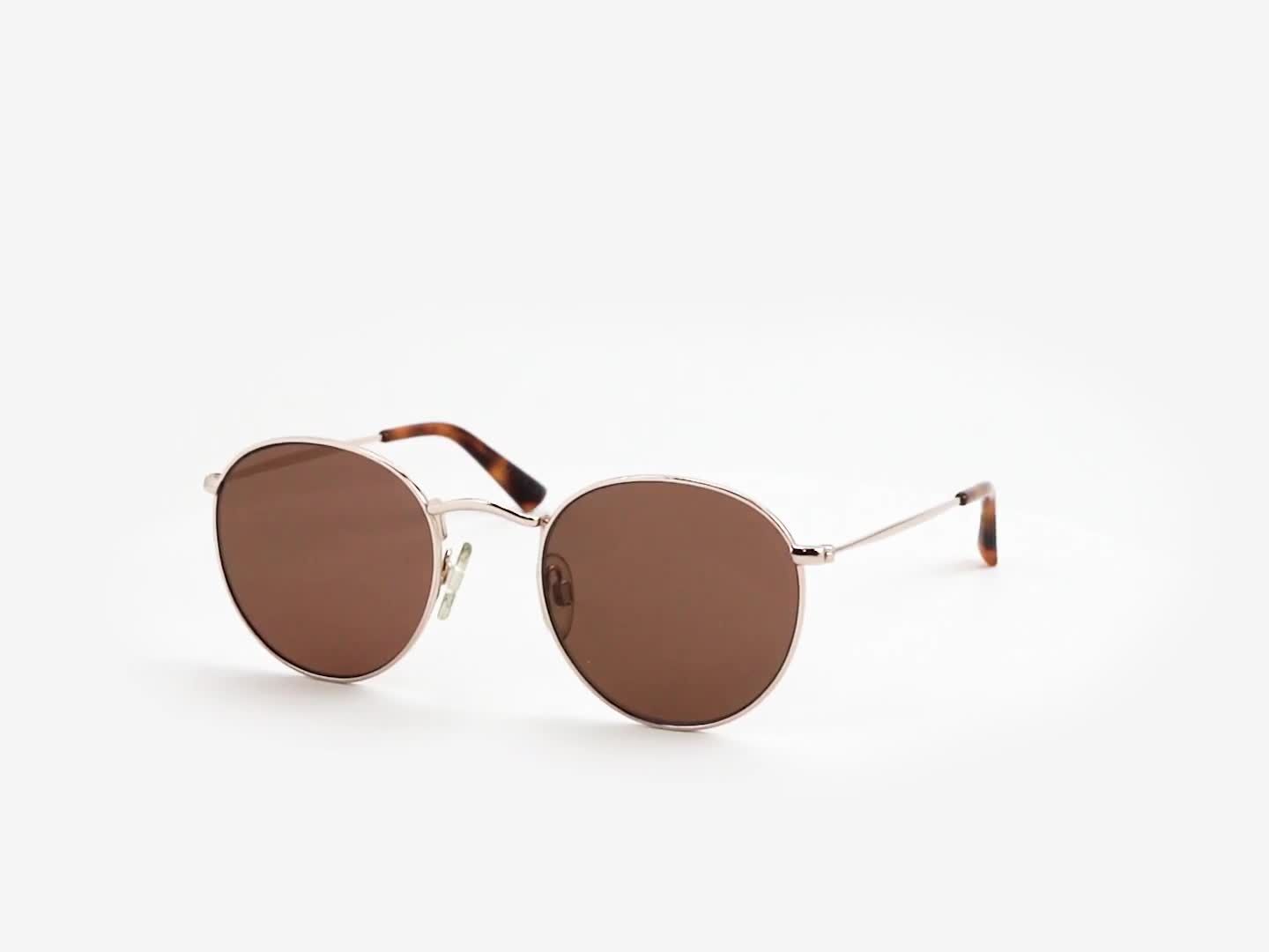 サングラス+メガネ messyweekend Lennon - Rose Gold - Brown MESSYWEEKEND - LENON - ROSE GOLD BROWN | Kindustry