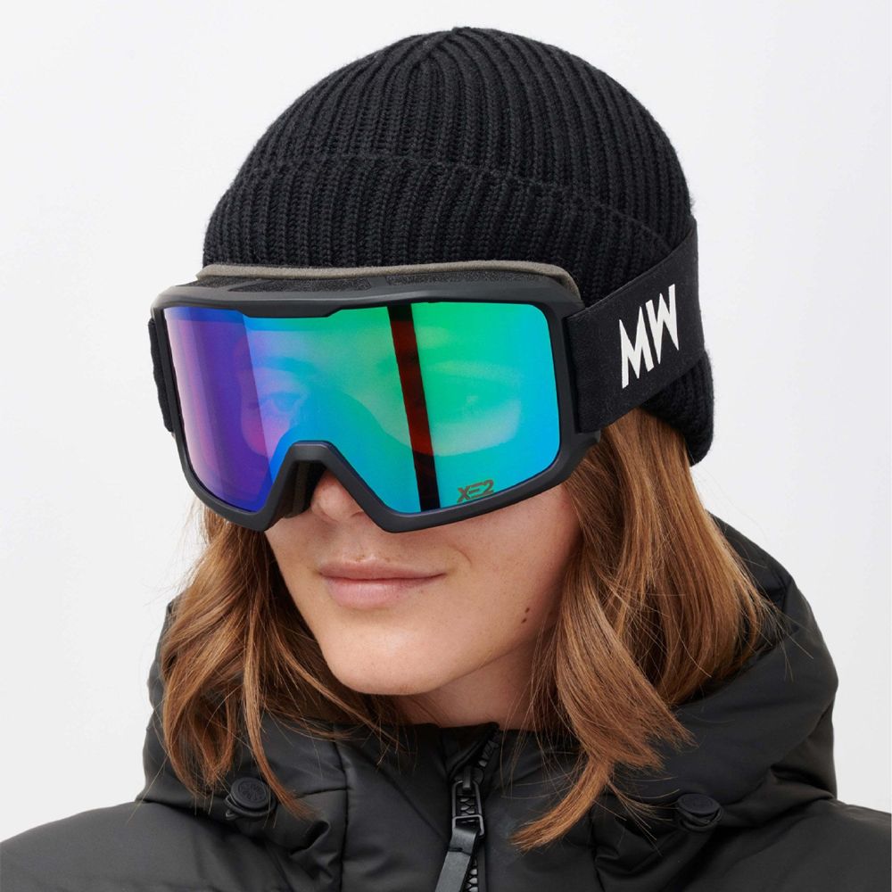 FERDI - ASIAN FIT / Black Green Mirrored