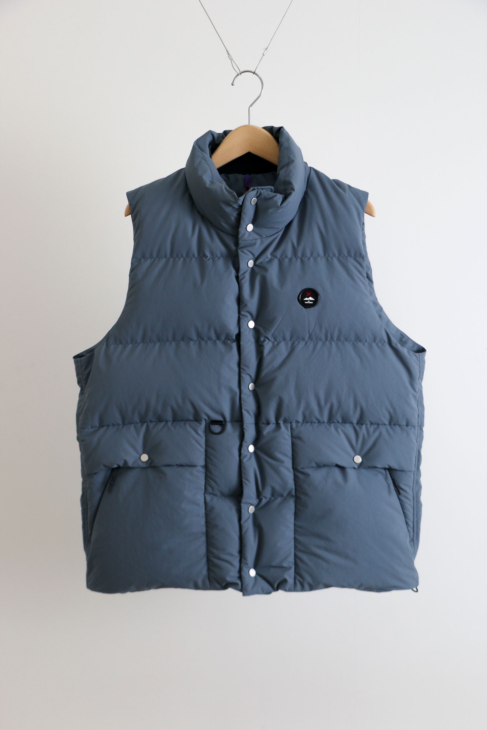 Y(dot) BY NORDISK - NORDIC DOWN VEST SLATE BLUE / ノルディック