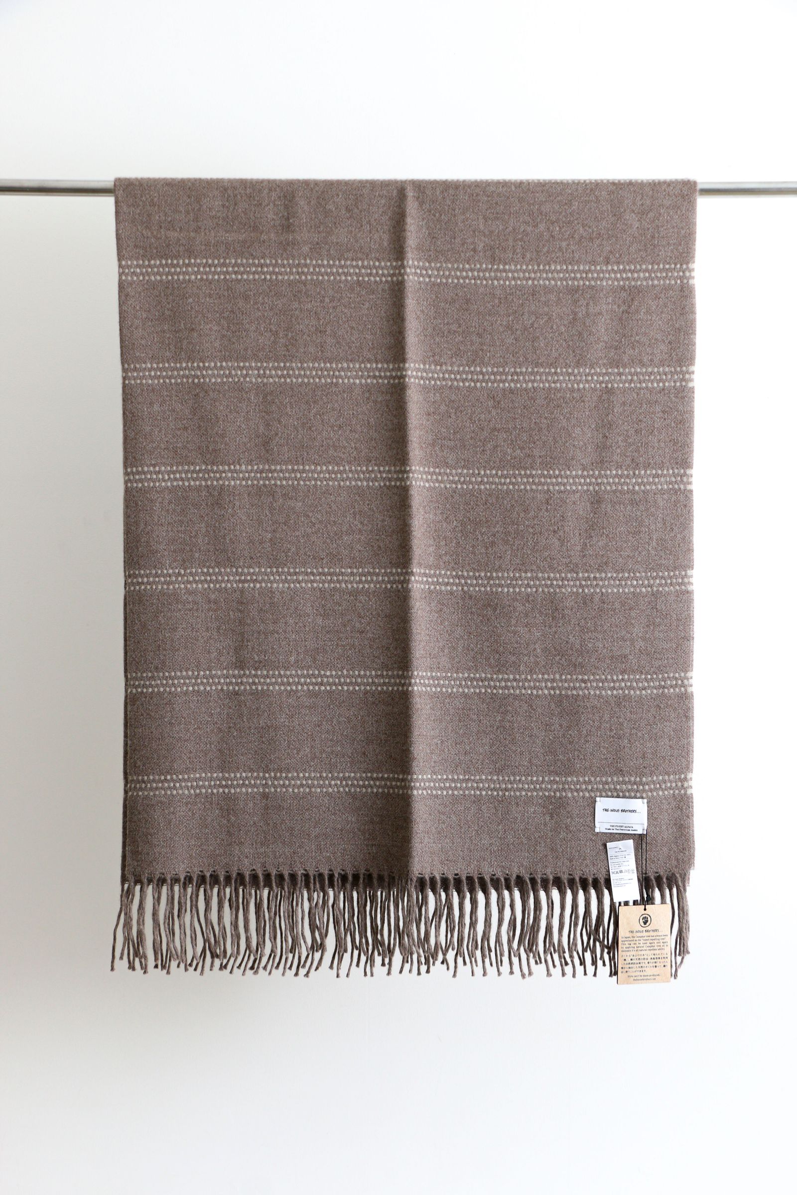 THE INOUE BROTHERS - THE INOUE BROTHERS Blanket Stripe Beige