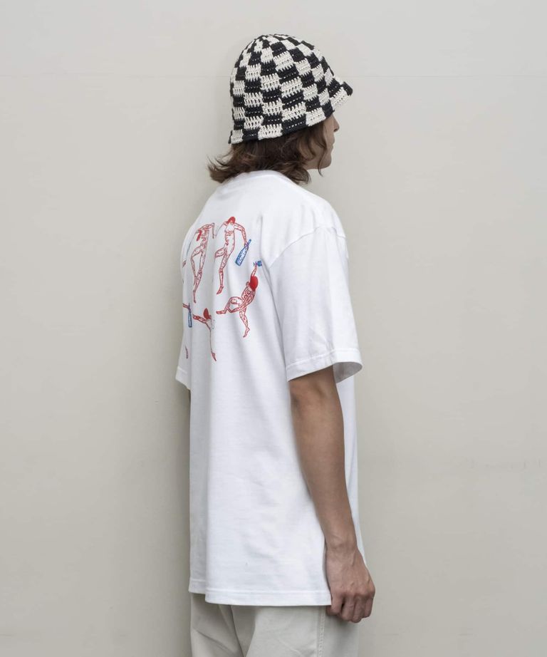bal - dochill WHITE / プリントTシャツ | koko