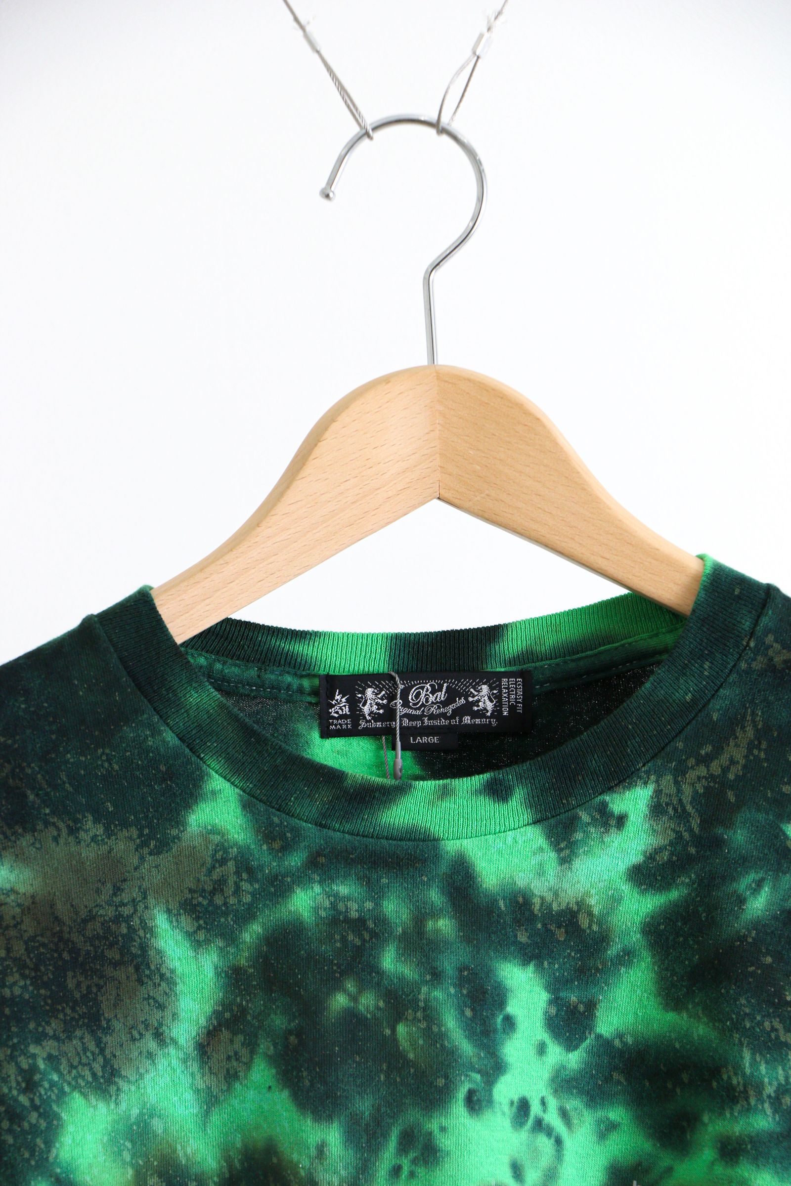 bal - LOGO TIE DYE LS TEE GREEN / タイダイ / ロングスリーブ