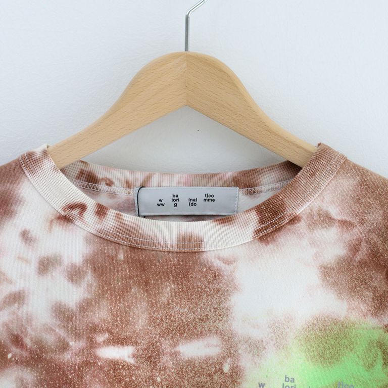 bal - LOGO TIE DYE CREW by YUKIDYE CAMEL / タイダイ / クルーネック 
