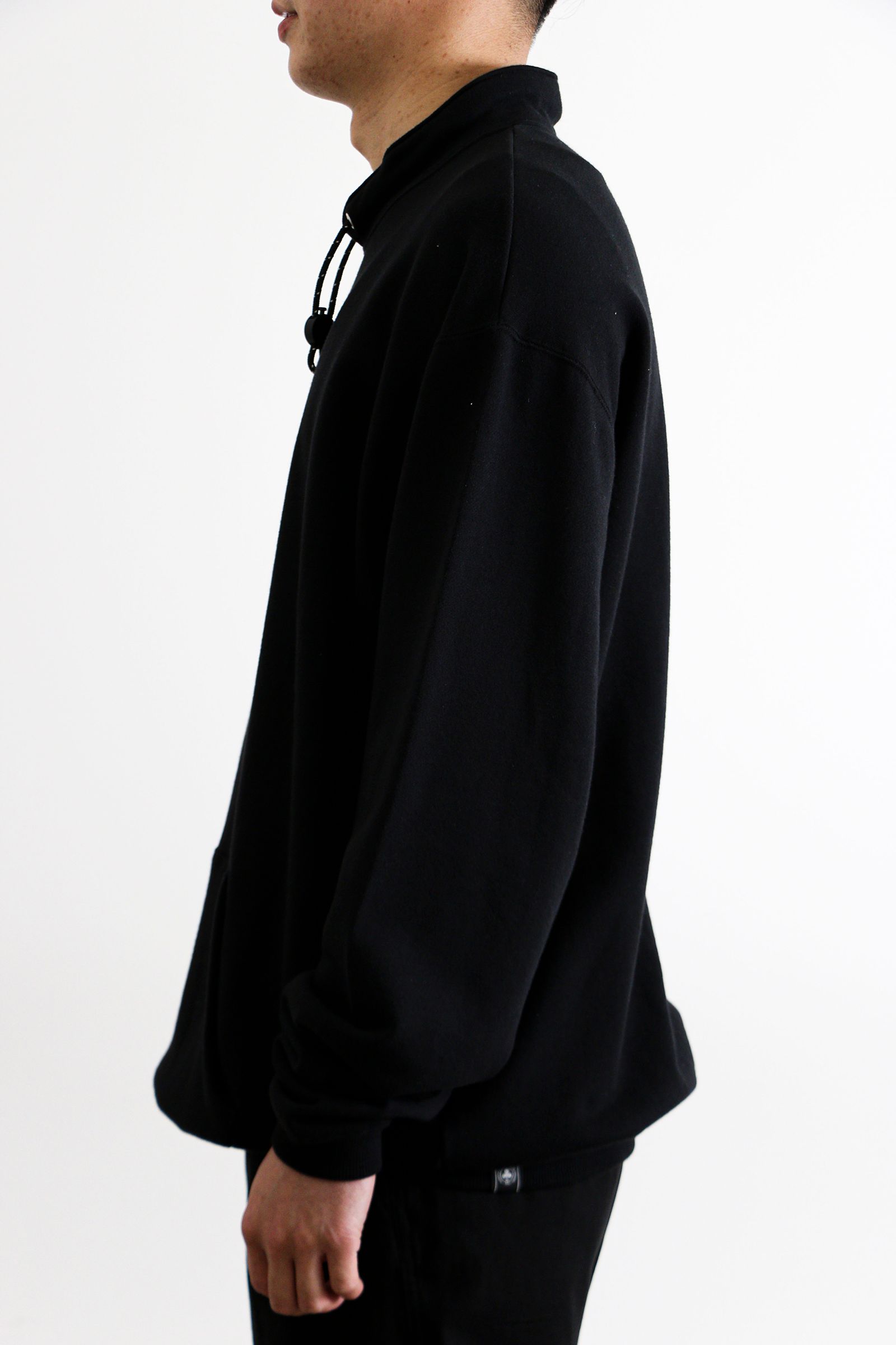 bal - bal STAND COLLAR SWEAT SHIRT Black | koko