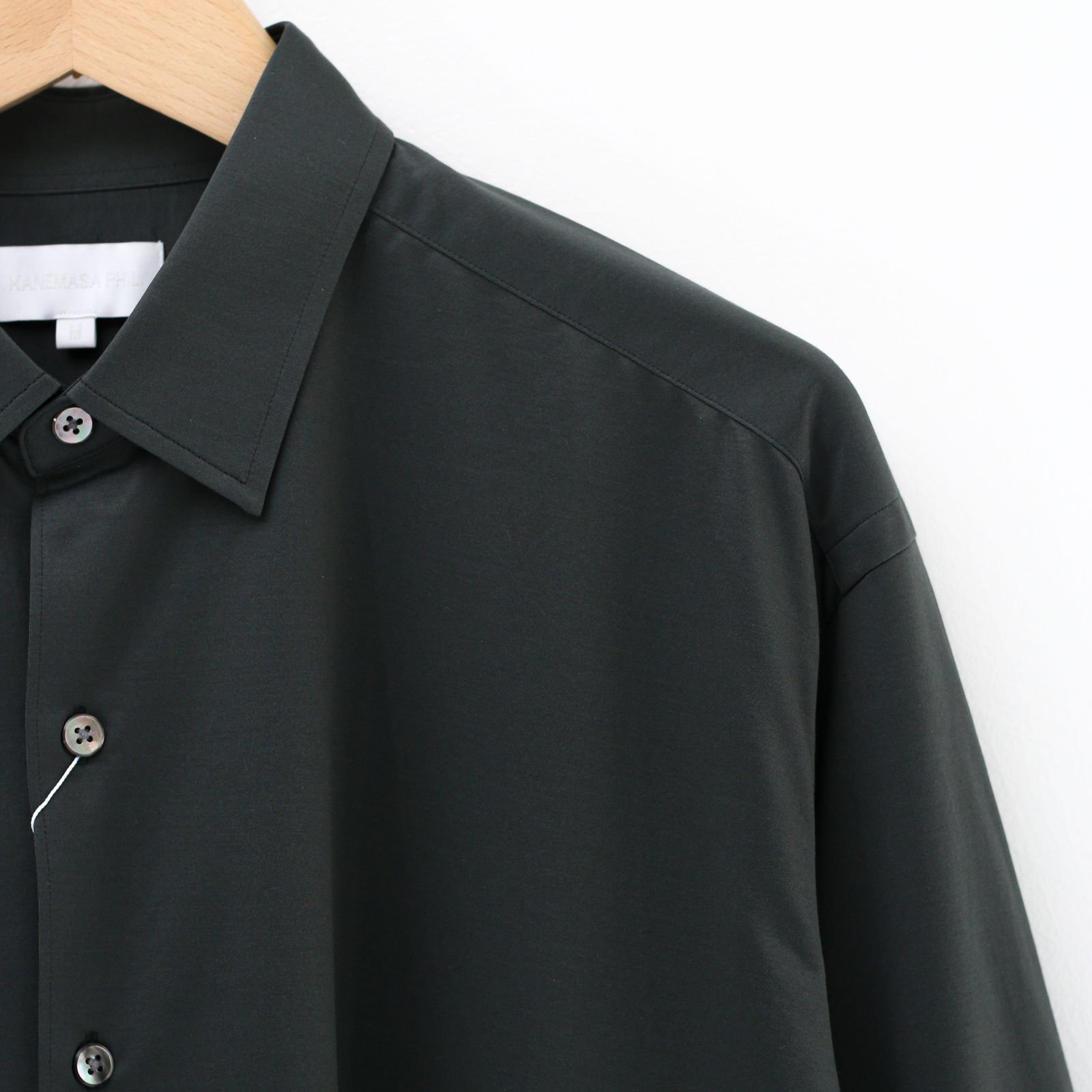 KANEMASA PHIL. - 【 定番人気品番 】46G Atmosphere Shirt DARK