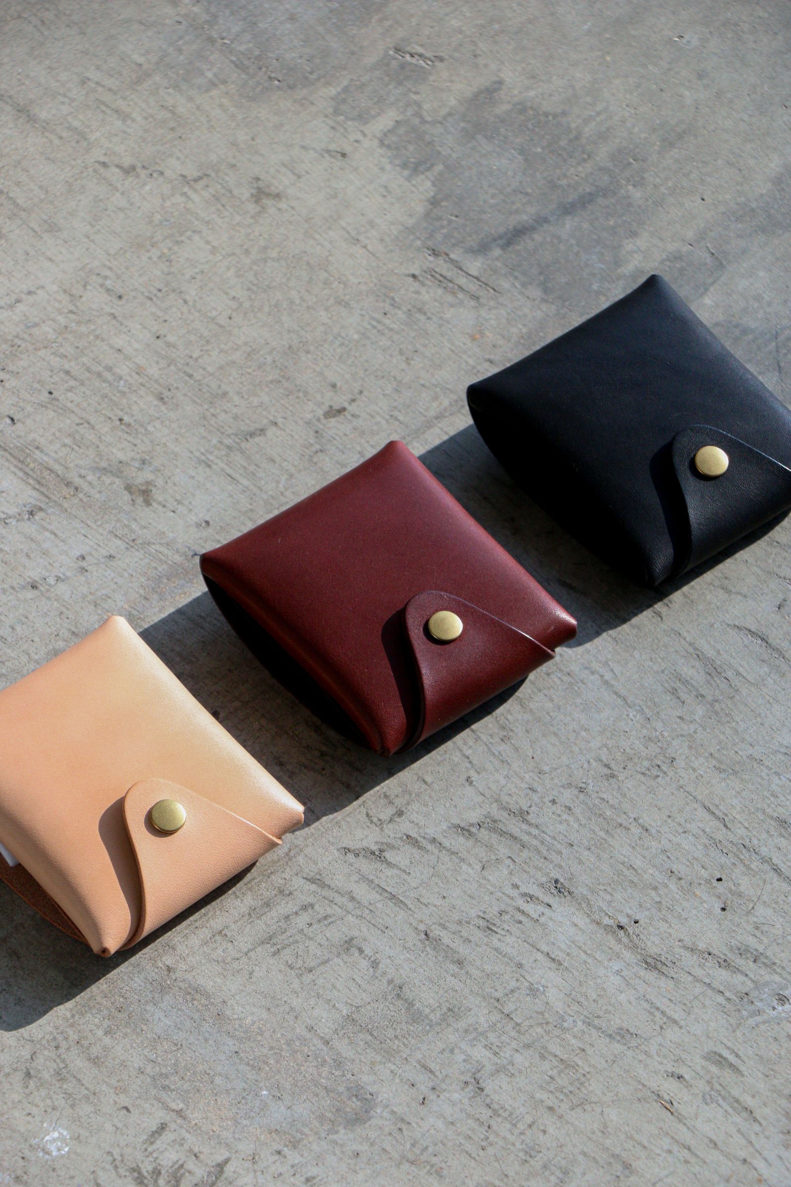 LEATHER WALLET BLACK / コンパクトウォレット / 財布