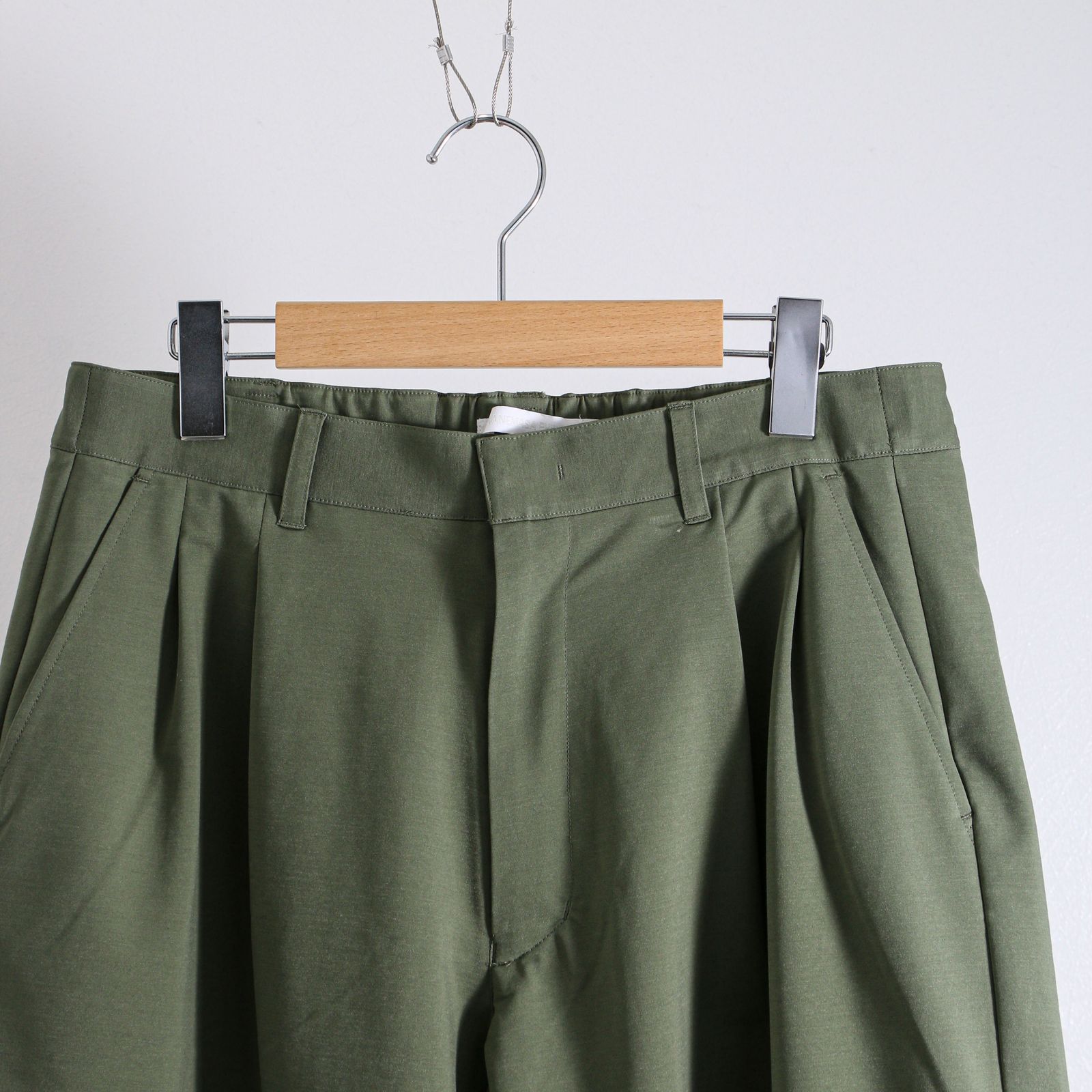 KANEMASA PHIL. - 46G Typewriter Jersey 2Tuck shorts GREEN / ツータック / ショーツ |  koko