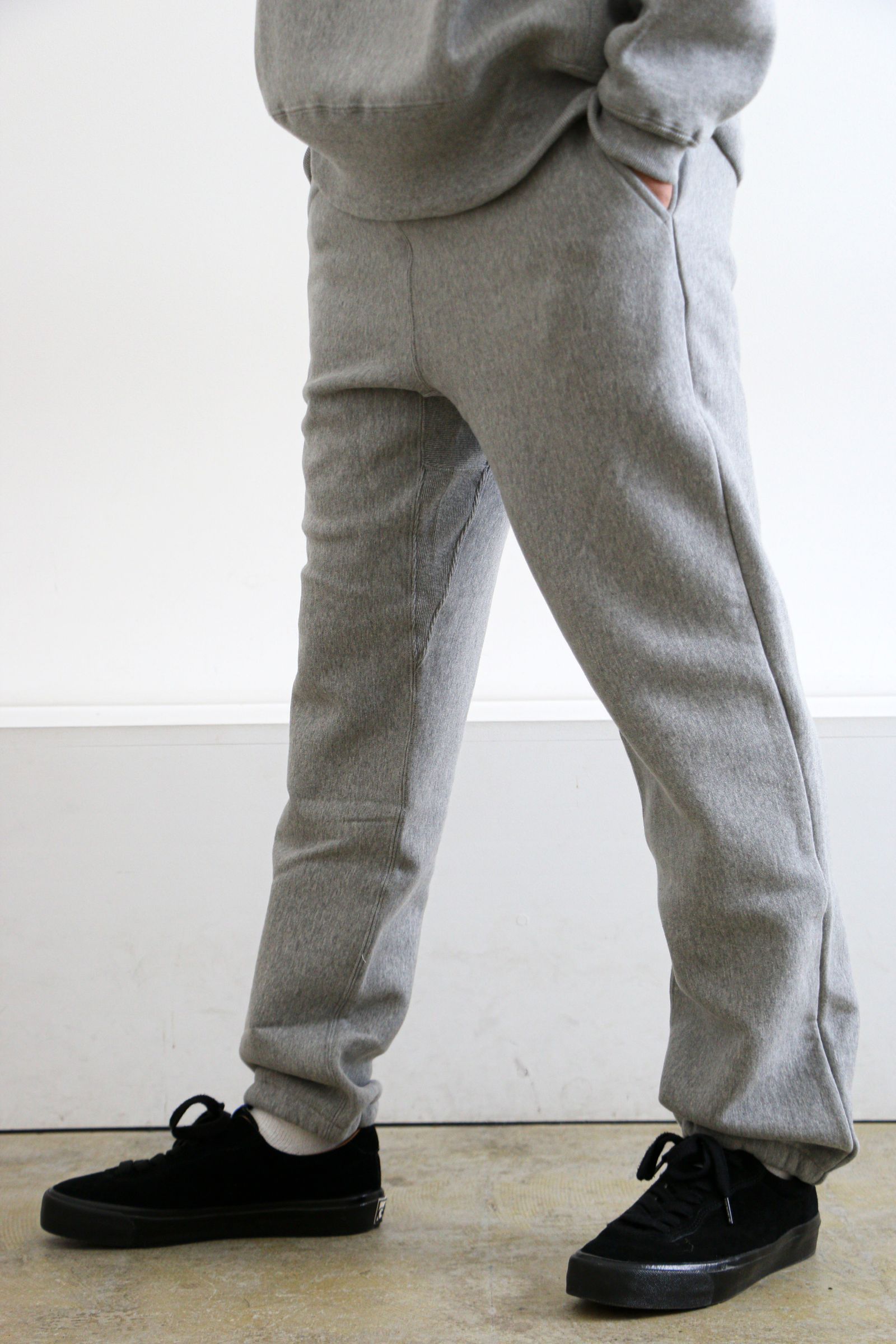 mocT - HEAVY FLEECE FULL LENGTH PANTS Heather Gray | koko