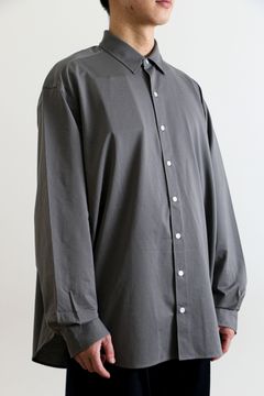 KANEMASA PHIL. - Royal Ox Dress Jersey Shirt GRAY / オーバーサイズ 