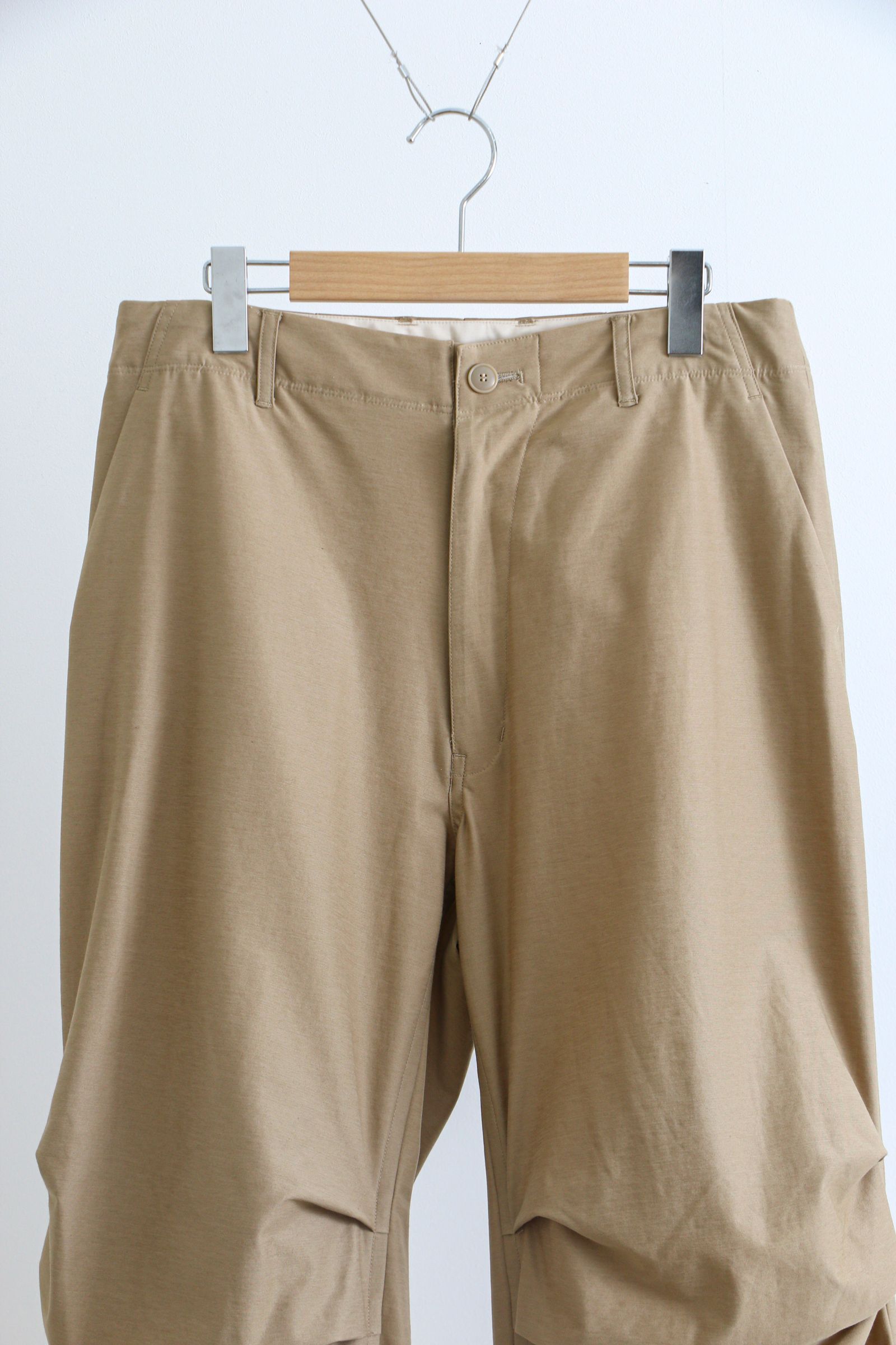 Typewriter High Gauge Jersey Over Pants BEIGE / ミリタリーオーバーパンツ / リラックスシルエット /  ベージュ - 2