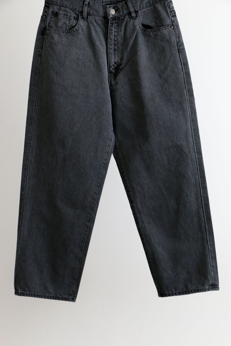 bal - LOOSE FIT PIGMENT DYE 5P JEAN BLACK / ピグメントダイ 