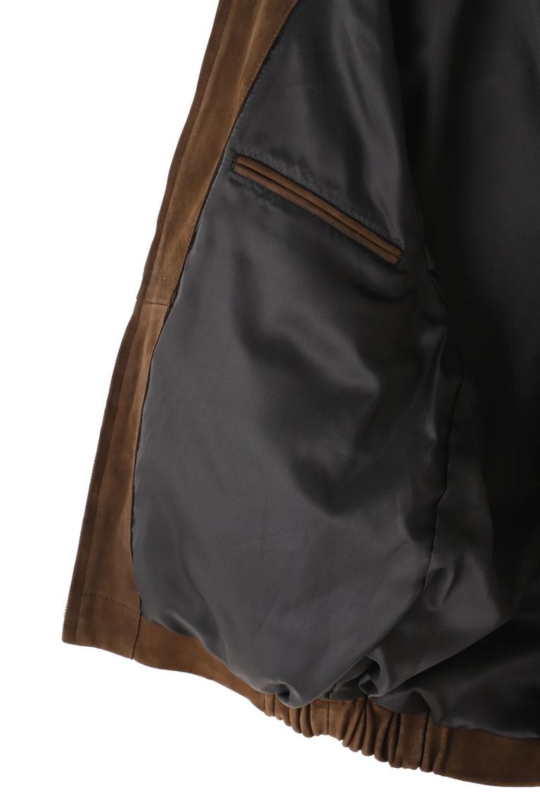 SEVEN BY SEVEN - ZIP UP LEATHER BLOUSON ‐Kashmir suede SEVEN BY SEVEN - ZIP UP LEATHER BLOUSON ‐Kashmir suede