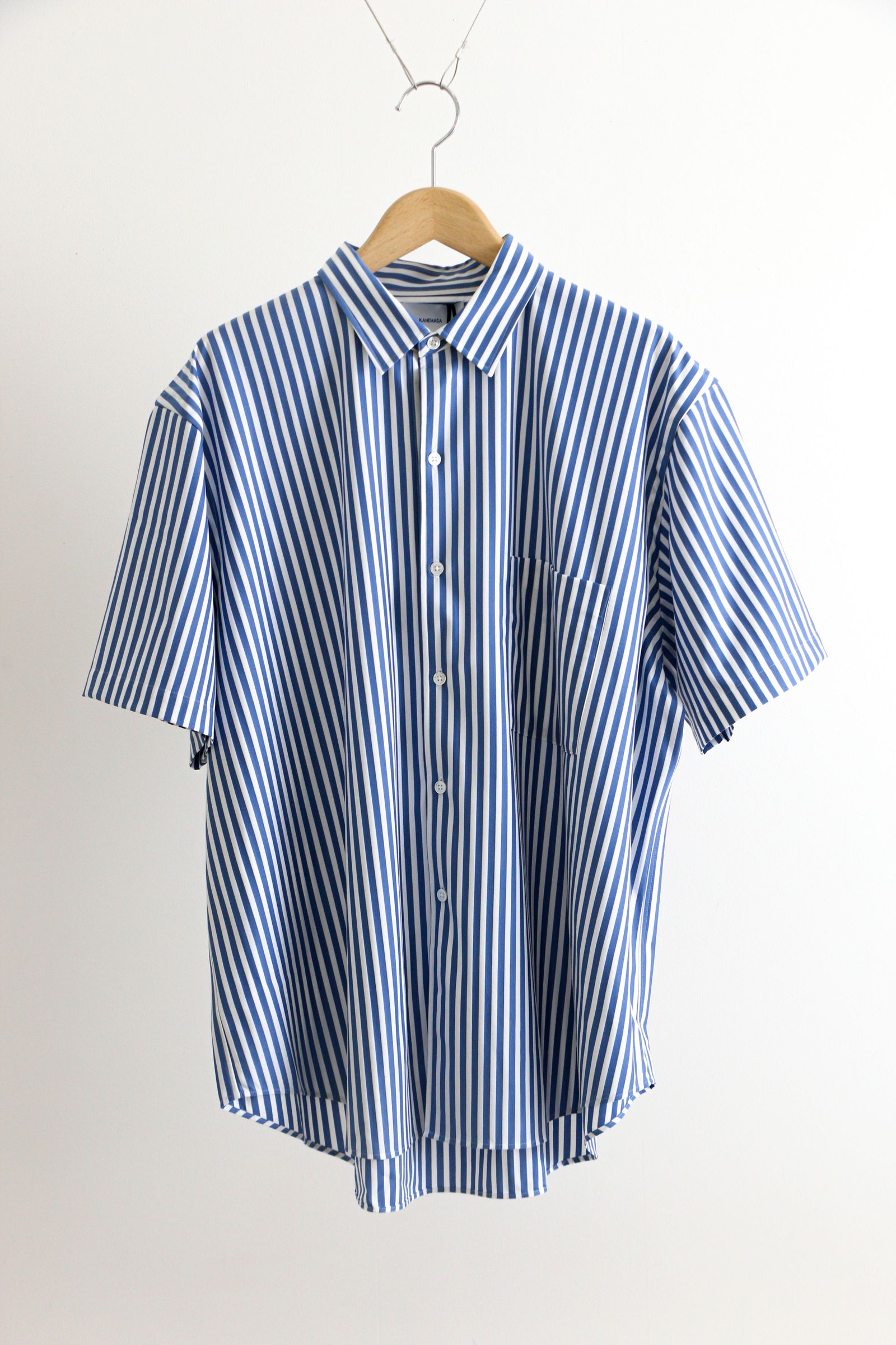 Royal Ox Dress Jersey Short Sleeve Shirt ULTRAMARINE×WHITE / ショートスリーブシャツ /  半袖シャツ / - 2