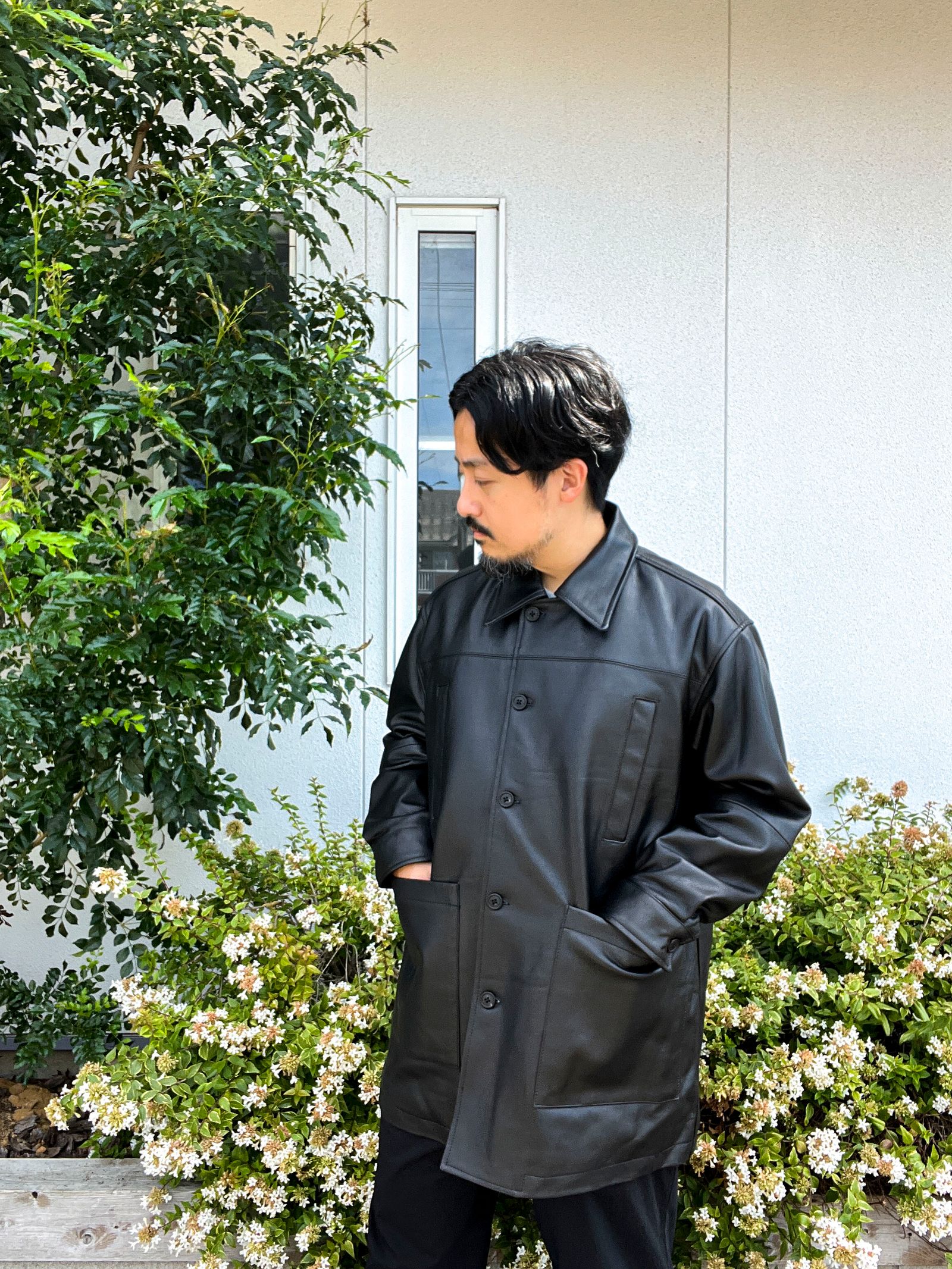 22AW CCU COVERALL COAT/COWSKIN 1希望の金額はいくらでしょう