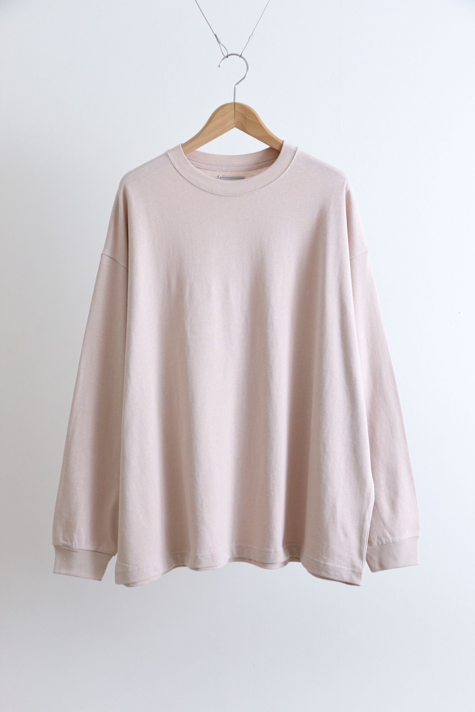 EVCON - WIDE L/S T-SHIRT LAVENDER / ワイドシルエット / ロング