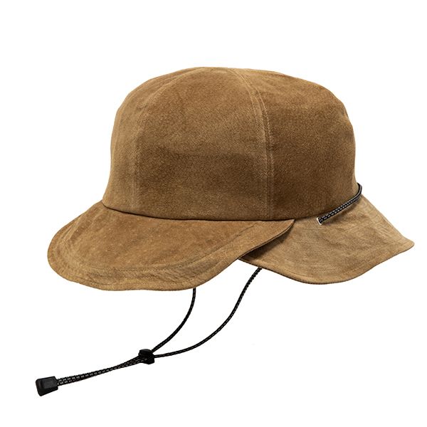 meanswhile - SUEDE SPLIT HAT Brown | koko