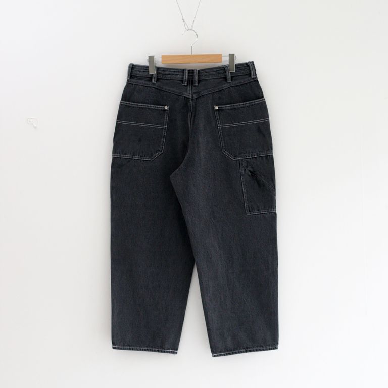 bal - LOOSE FIT DENIM WORK PANT BLACK / デニムパンツ / ペインター 