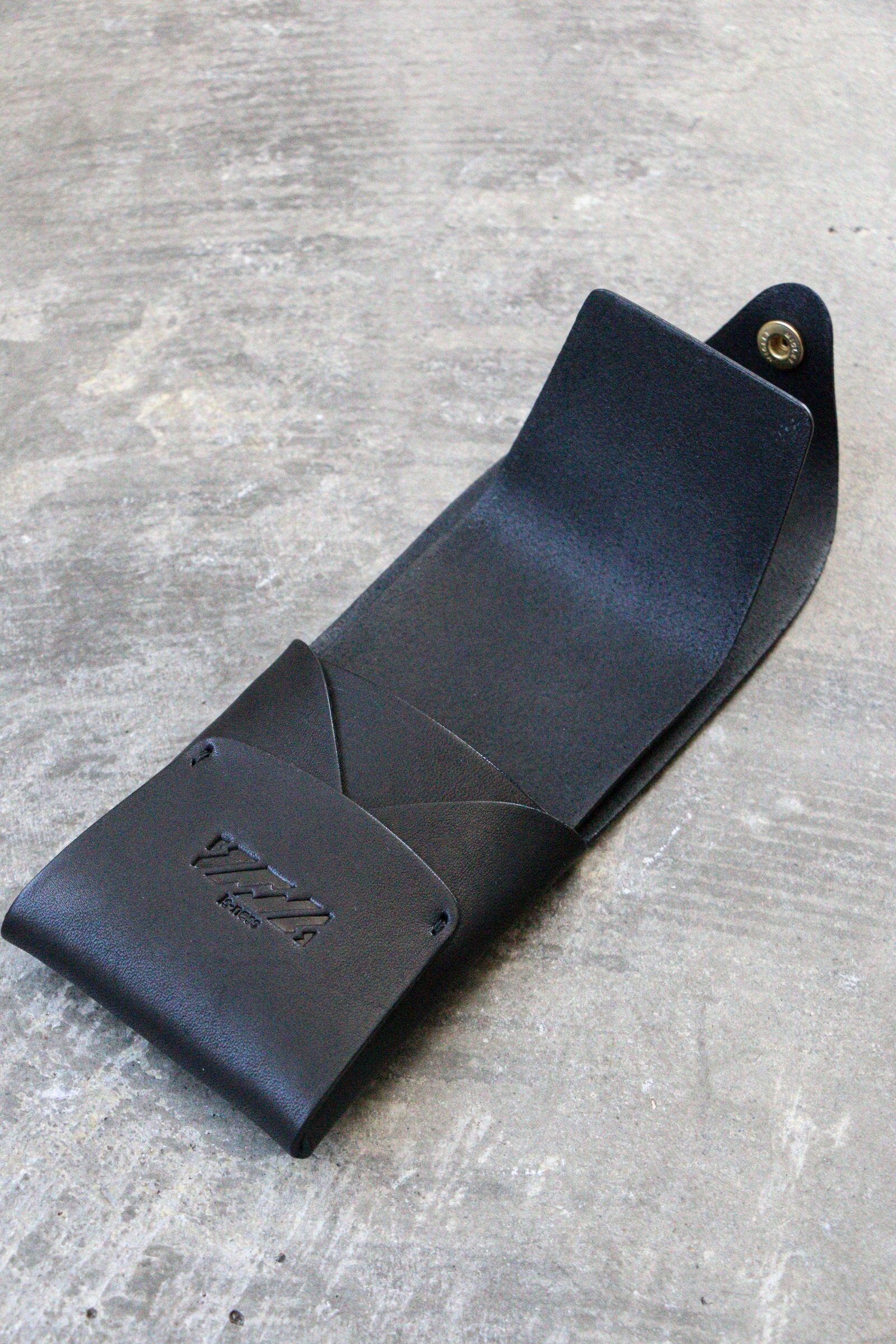 LEATHER WALLET BLACK / コンパクトウォレット / 財布