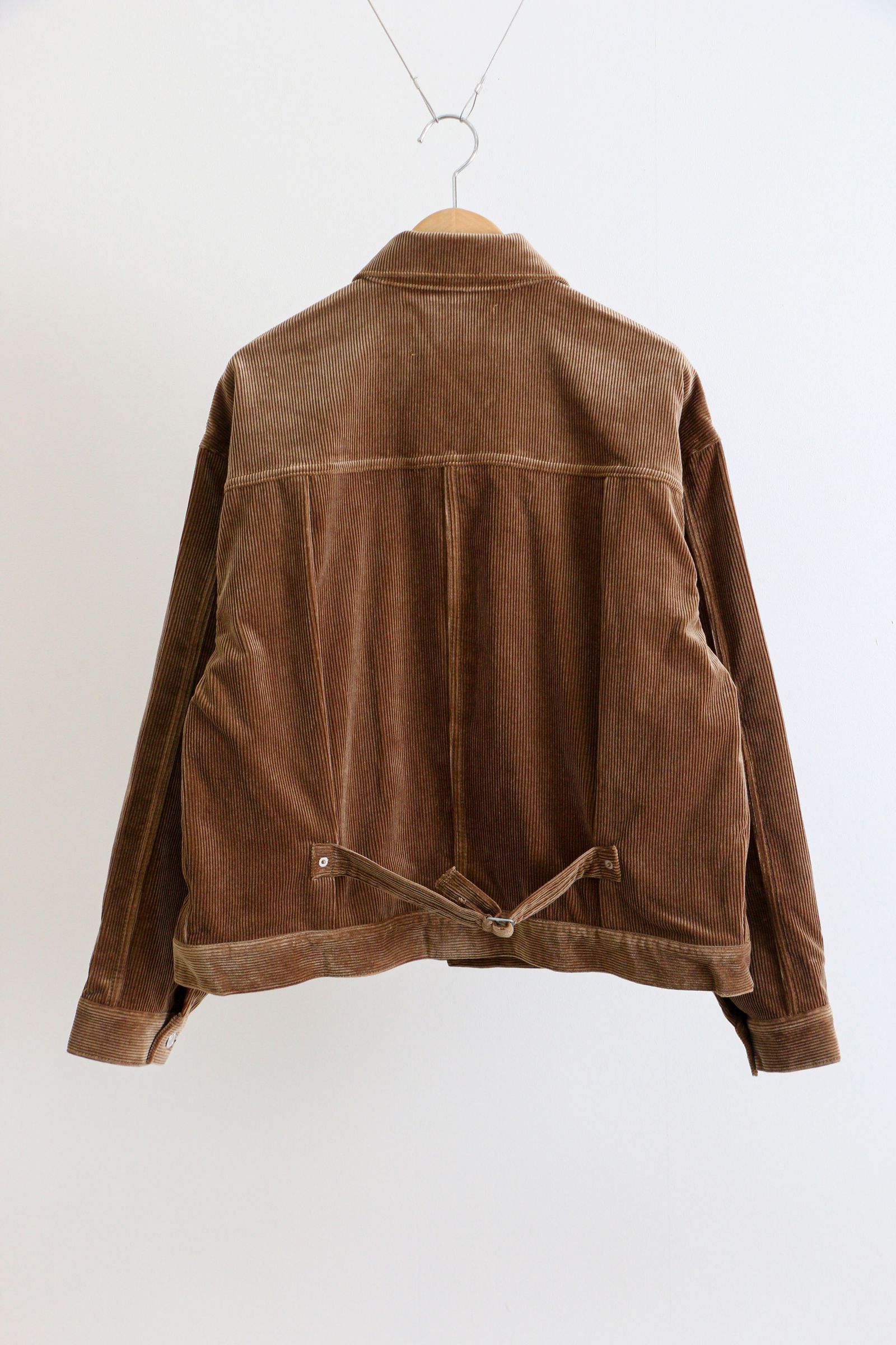 SEVEN BY SEVEN - 1ST TYPE CORDUROY JACKET - Modal mix - Brown