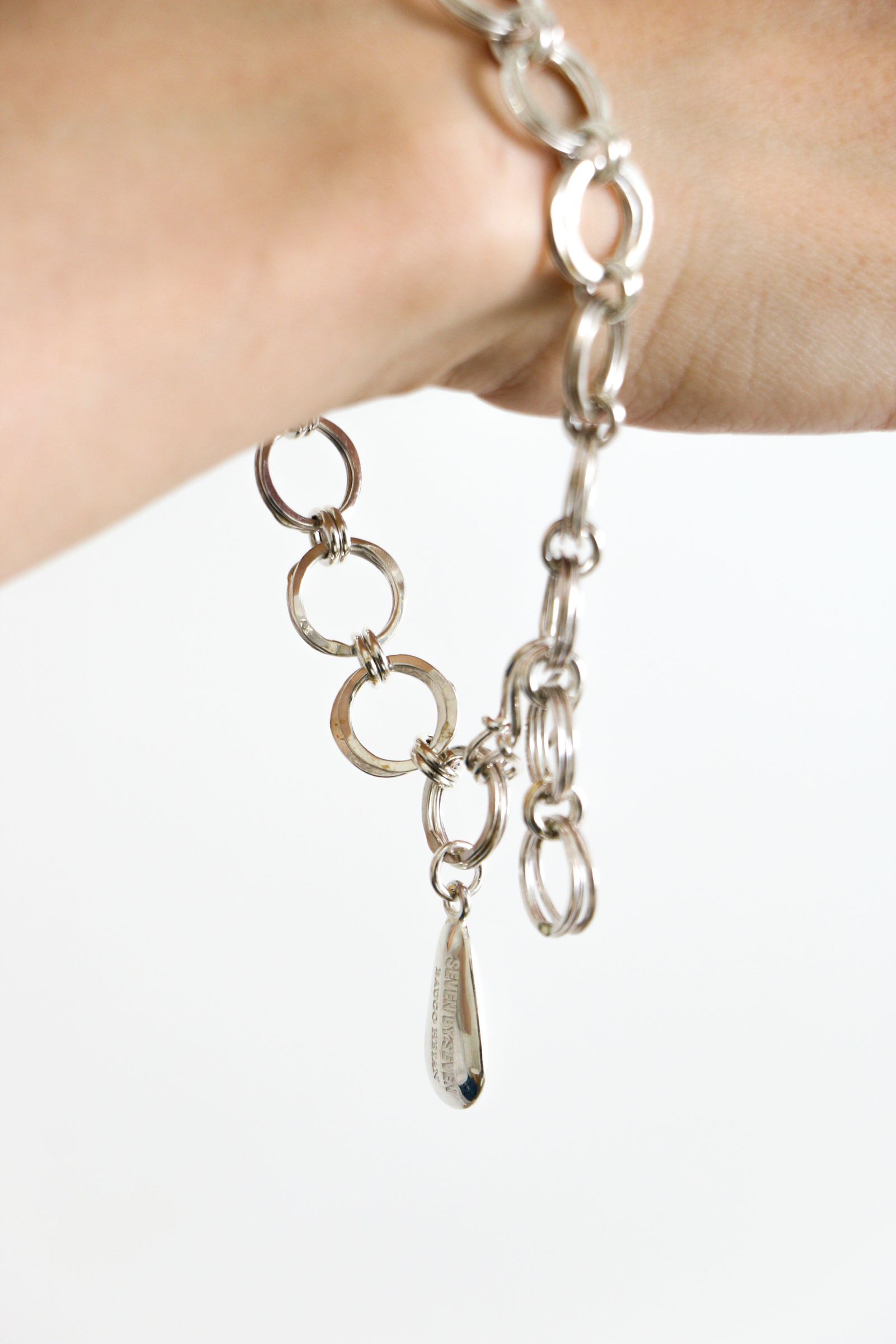 SEVEN BY SEVEN - SBS × BAUGO HEIAN RING CHAIN BRACELET / シルバー