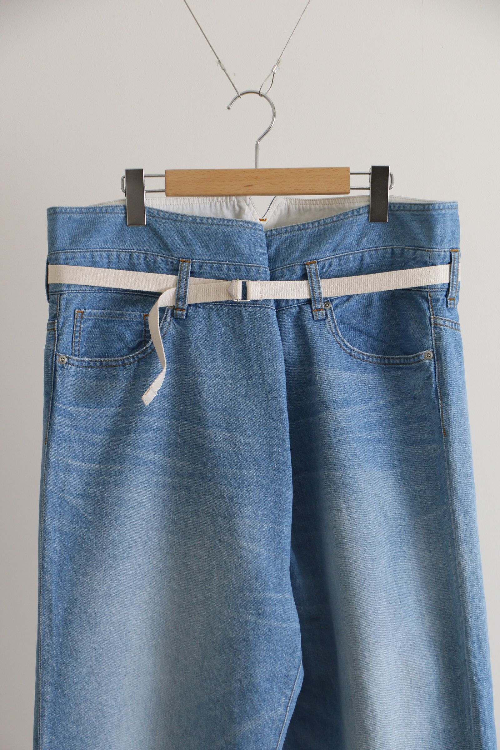 8FF/23SS Spiral Contrast Panel Jeans - デニム/ジーンズ