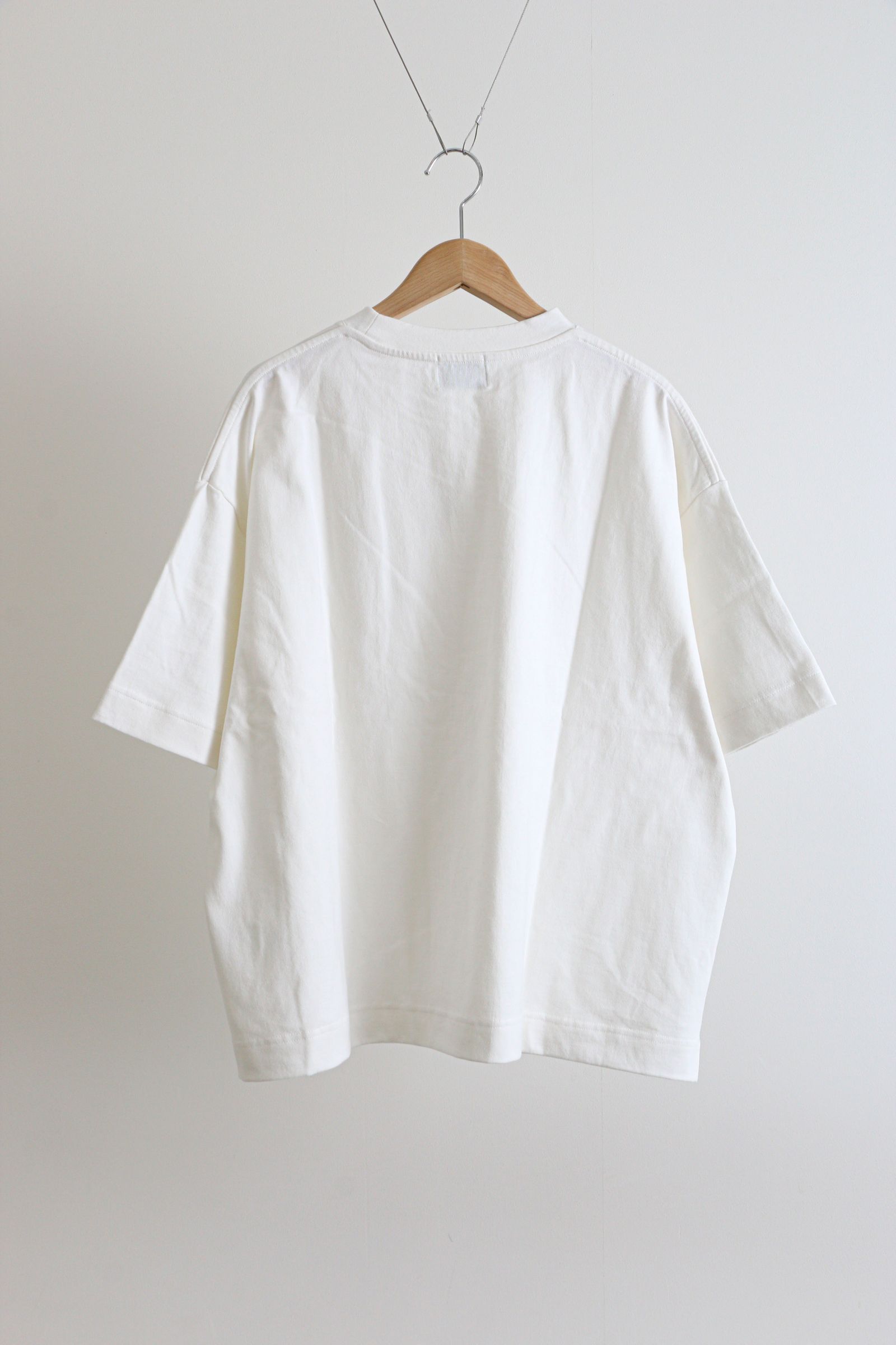 WIDE S/S T-SHIRT WHITE / ワイドシルエット / Tシャツ - 2