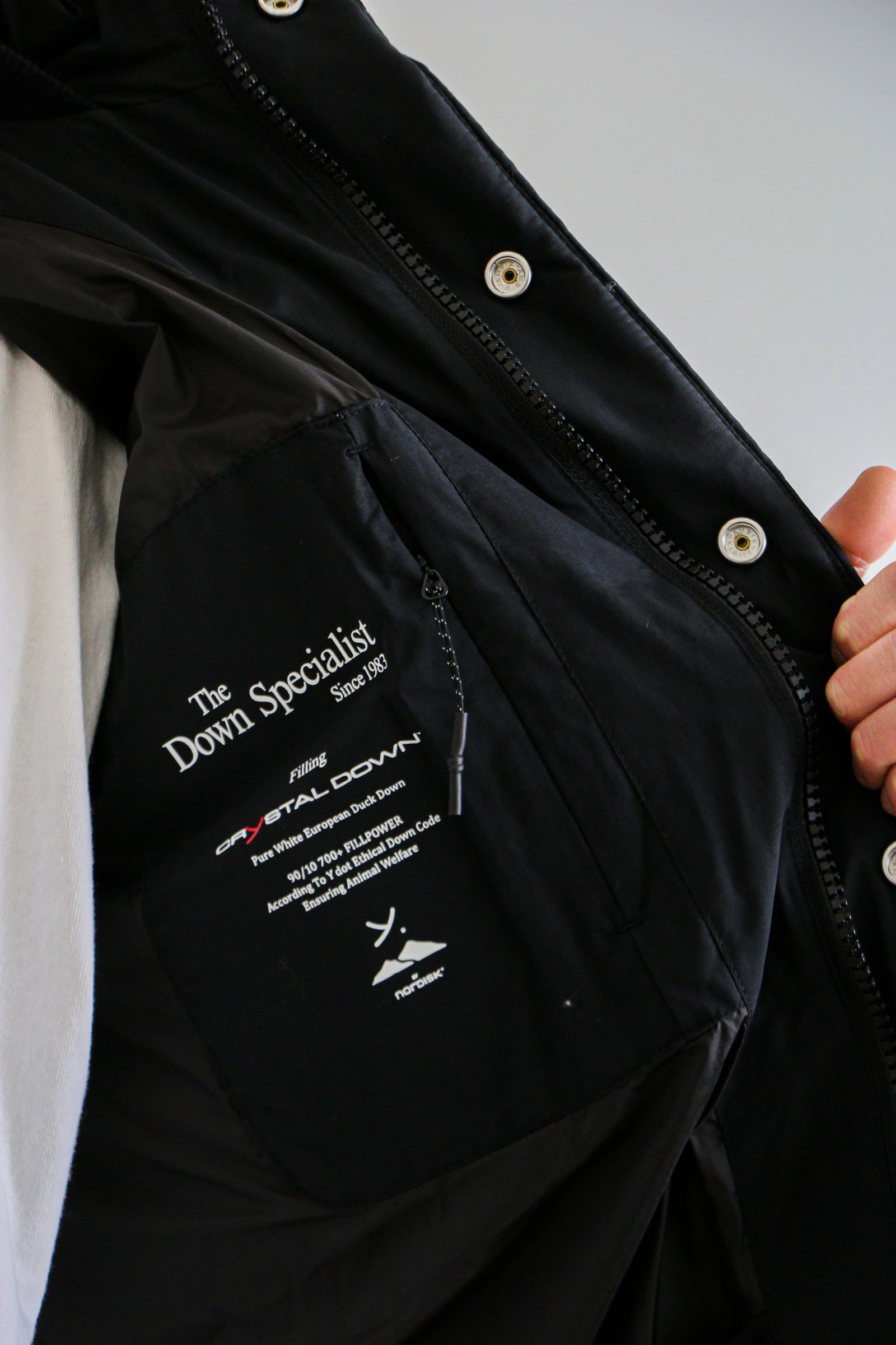Y(dot) BY NORDISK - NORDIC DOWN JACKET Black | koko