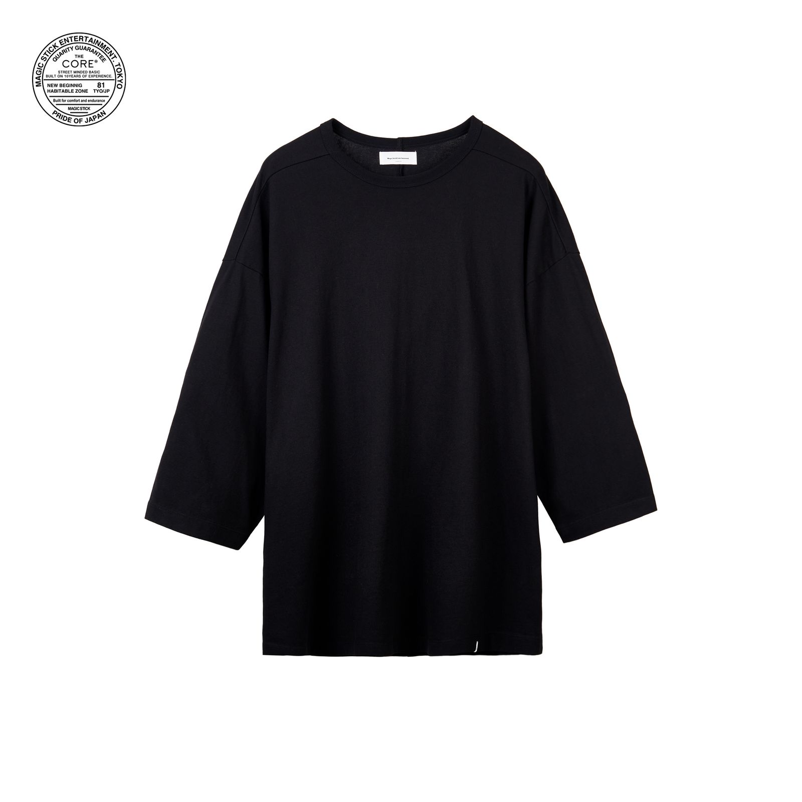 MAGIC STICK - THE CORE BOX QUARTER SLEEVE T Black | koko