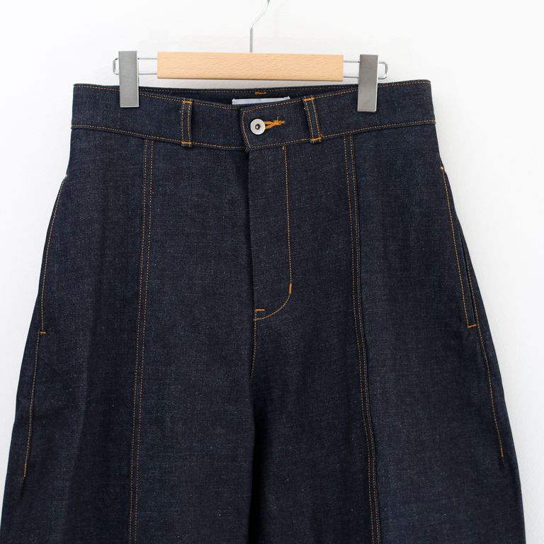 SAGE NATION - WELT TROUSER DENIM RAW / ワイドストレート / デニム 