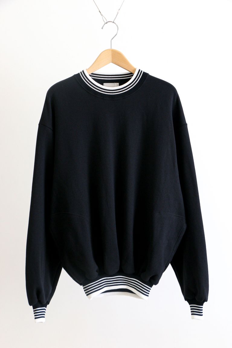 EVCON - Border Rib Sweat Crew Neck Black / スウェット / | koko