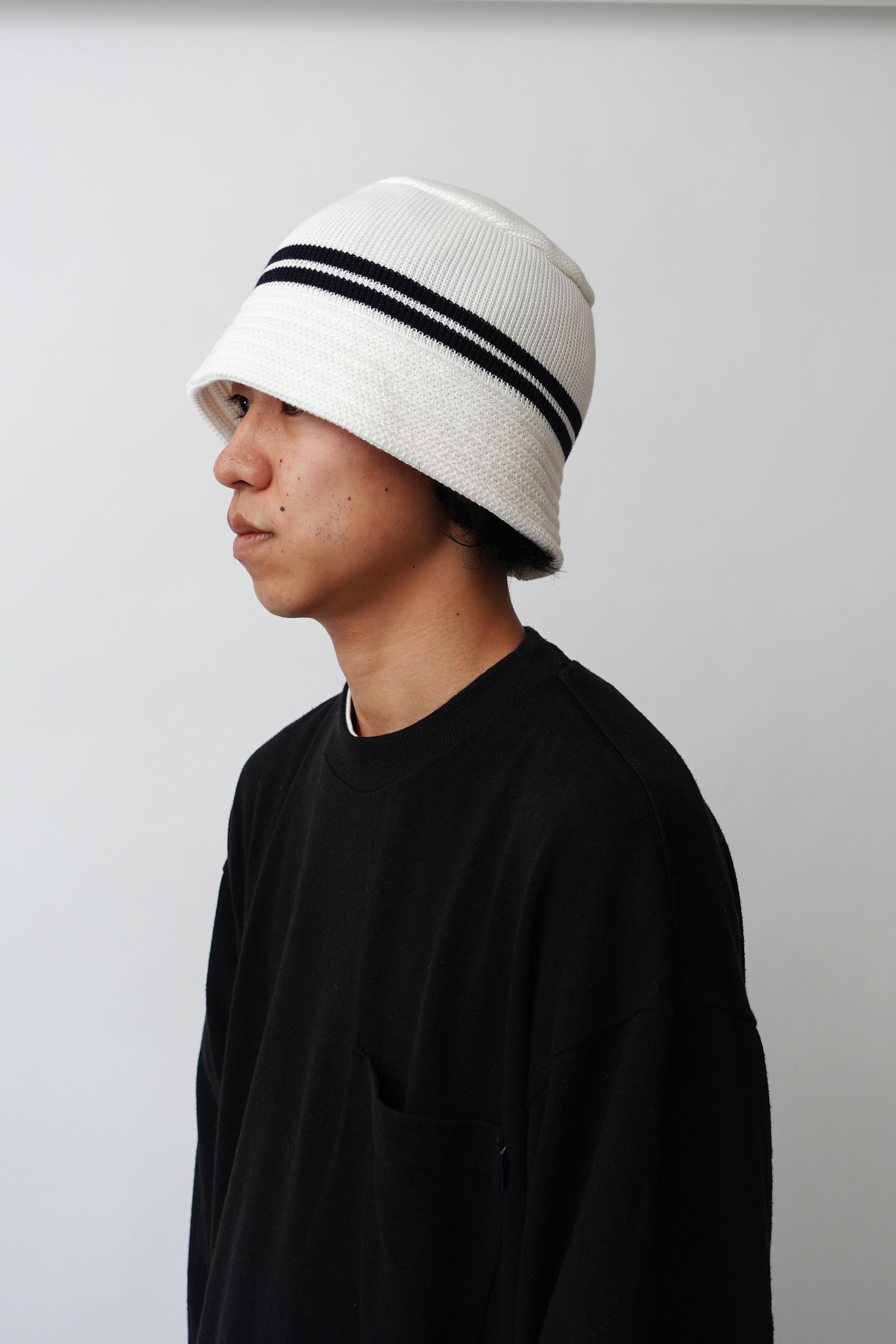 UNIVERSAL PRODUCTS - Comesandgose Crusher Hat WHITE LINE | koko