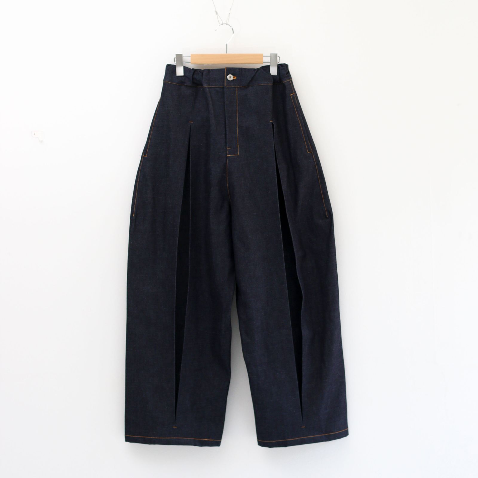 SAGE NATION - BOX PLEAT TROUSER DENIM RAW / ボックスプリーツトラウザー / デニム / ボトムス / |  koko