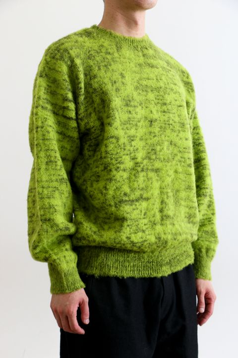 KOHEN SHAGGY DOG KNIT PULLOVER / 52GREEN / 英国羊毛 / カシミヤ / シャギーニット